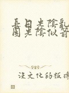 长日光阴乱作一团光阴似箭眇眇
