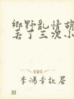 乡野乱情胡秀英丢了三次小说