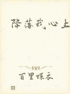 降落我心上