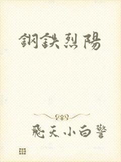 钢铁烈阳封面