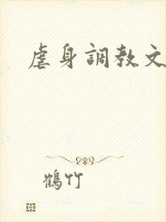 虐身调教文封面