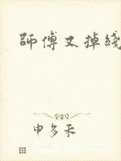 师傅又掉线了