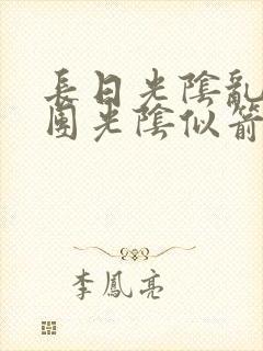 长日光阴乱作一团光阴似箭必读封面