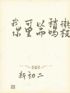 我可以稍微放进你里面吗校园版