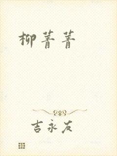柳菁菁封面