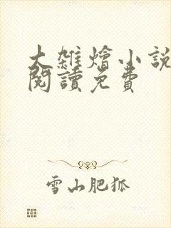 大杂烩小说全集阅读免费