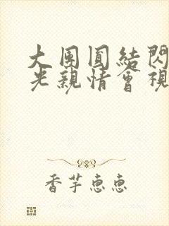 大团圆结闪闪发光亲情会视频