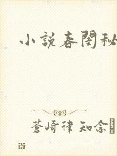 小说春闺秘史