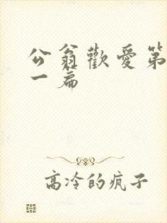 公翁欢爱第三十一篇