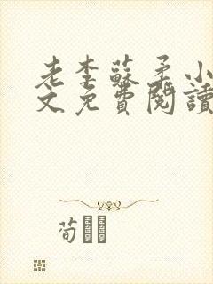 老李苏柔小说全文免费阅读
