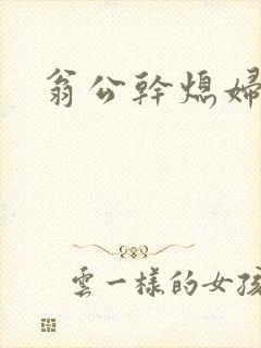 翁公干熄妇封面