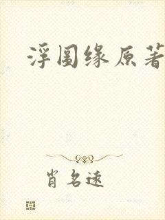 浮图缘原著小说