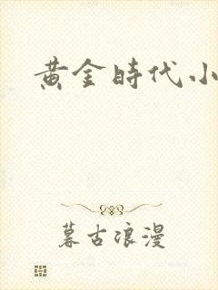 黄金时代小说