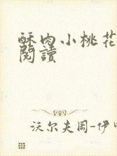 酥肉小桃花全文阅读