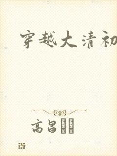 穿越大清初年