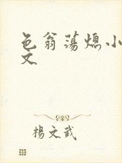 色翁荡熄小说全文封面