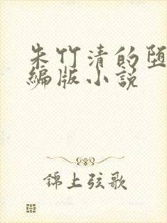 朱竹清的堕落改编版小说封面