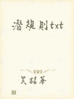 潜规则txt