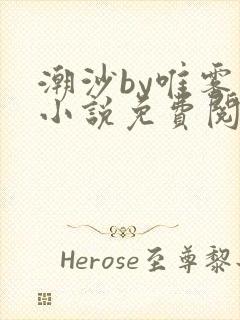 潮沙by唯雾的小说免费阅读笔趣阁封面