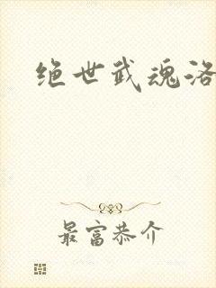 绝世武魂洛城东封面