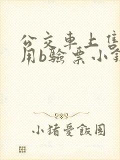 公交车上售票员用b验票小镇