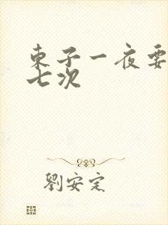 东子一夜要白洁七次封面