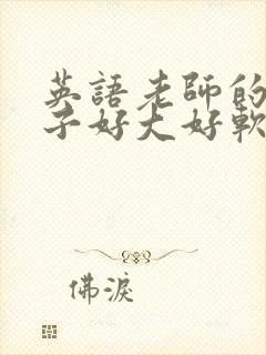 英语老师的小兔子好大好软水