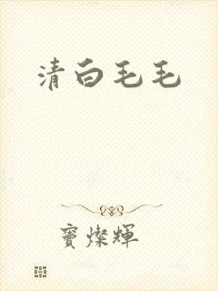清白毛毛