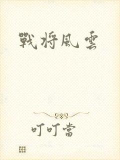 战将风云封面