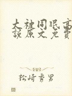 大被同眠高粱小说原文免费阅读封面