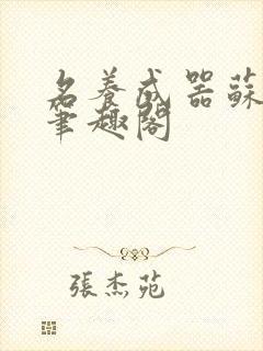 名养成器苏沫沫笔趣阁封面