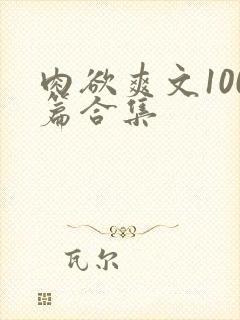 肉欲爽文100篇合集封面