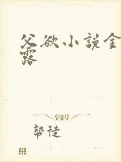 父欲小说金银花露封面