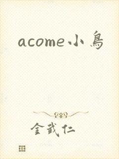 acome小鸟