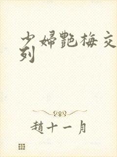 少妇艳梅交换系列