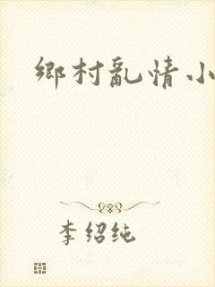 乡村乱情小说
