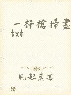 一杆枪扫尽全家txt
