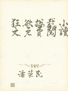 狂欲总裁小说全文免费阅读封面
