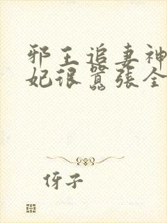 邪王追妻神医狂妃很嚣张全文免费