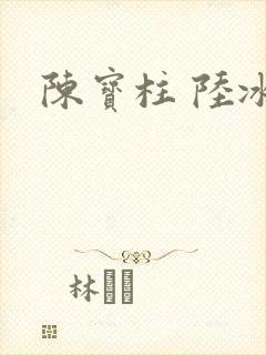 陈宝柱 陆冰嫣封面