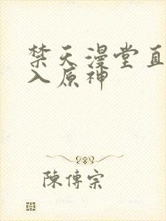 禁天漫堂直接进入原神