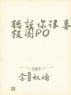 听说你很喜欢我校园PO
