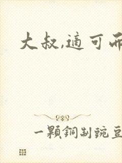 大叔,适可而止