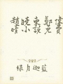 赵晓东郑伟吴雪晴小说免费阅读