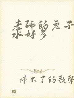老师的兔子好软水好多