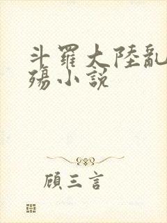 斗罗大陆乱世浮殇小说