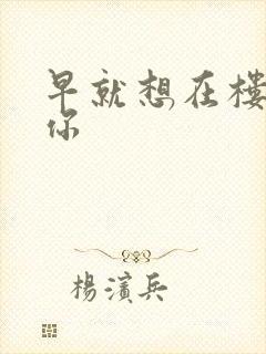 早就想在楼梯要你