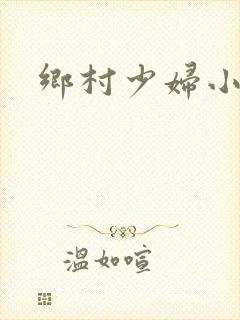 乡村少妇小说