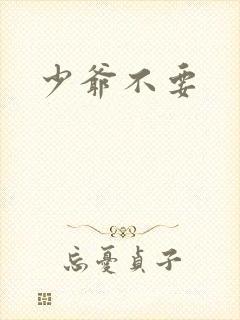 少爷不要