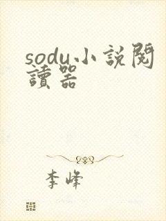 sodu小说阅读器封面
